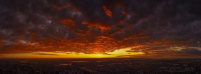 Fire along the sky, Strathmore, Alberta, 2024-03-13