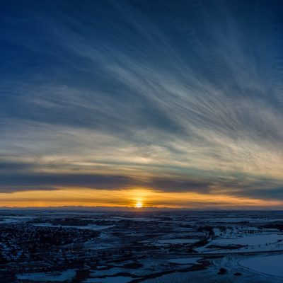 Blue and Gold, Strathmore, Alberta, 2024-03-15
