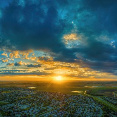 It's a new day, Looking East, Strathmore, AB, 2024-06-08