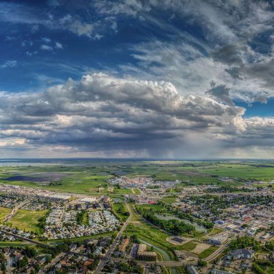 Localized showers, Strathmore, AB, 2024-06-10
