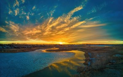 Now open for the season, Lower Gray Pond, Strathmore, AB, 2026-04-20