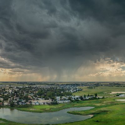 It's About Damn Time, Storm over Gray Ponds, Strathmore, Alberta. 2023-07-30