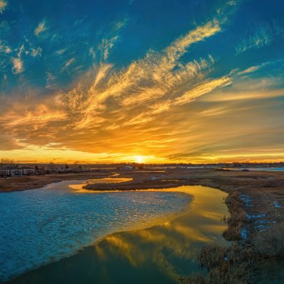 Now open for the season, Lower Gray Pond, Strathmore, AB, 2026-04-20