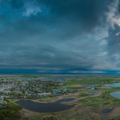 Here comes the rain again, Strathmore, AB, 2024-05-21